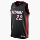 Nike Nba Miami Heat Jimmy Butler Heat Icon Edition 2020 Swingman Jersey Black/tough Red/sundial
