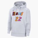 Nike Nba Miami Heat Jimmy Butler City Edition Fleece Pullover Hoodie Heather Grey