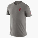 Nike Nba Miami Heat Logo T-shirt Gray