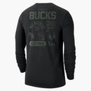 Nike Nba Milwaukee Bucks Courtside Longsleeve Green