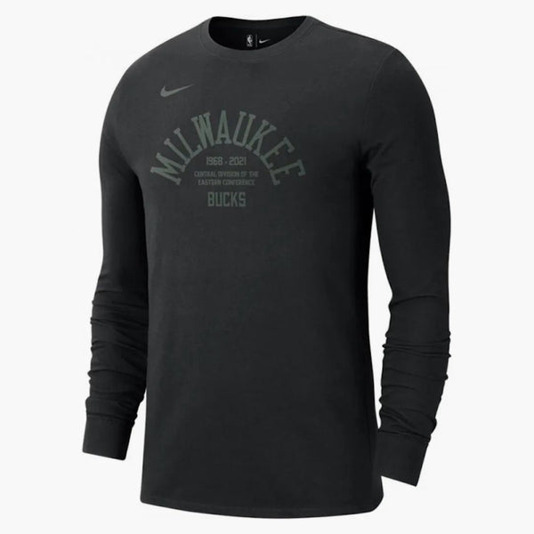 Nike Nba Milwaukee Bucks Courtside Longsleeve Green