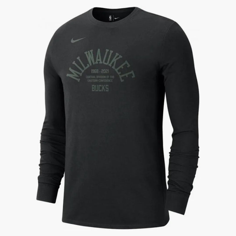Nike Nba Milwaukee Bucks Courtside Longsleeve Green
