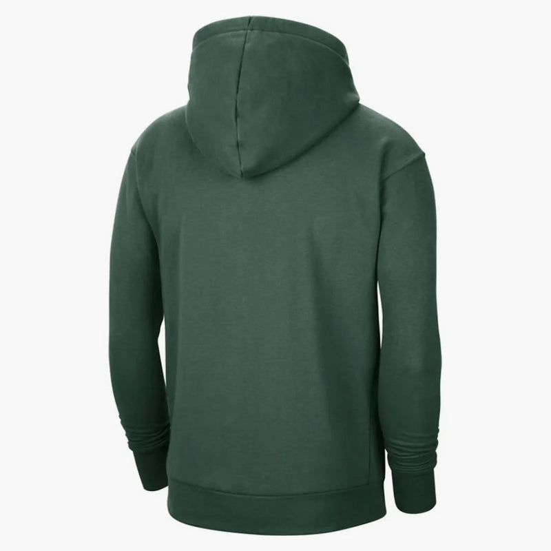 Nike Nba Milwaukee Bucks Essential Fleece Pullover Hoodie Dark Green