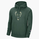 Nike Nba Milwaukee Bucks Essential Fleece Pullover Hoodie Dark Green