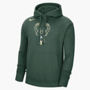 Nike Nba Milwaukee Bucks Fleece Pullover Loose Fit Hoodie Green