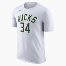Nike Nba Milwaukee Bucks Giannis Antetokounmpo T-shirt White/green
