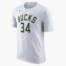 Nike Nba Milwaukee Bucks Giannis Antetokounpo T-shirt White/green