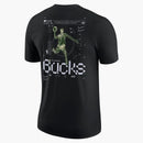 Nike Nba Milwaukee Bucks Max 90 Loose Fit T-shirt Black