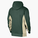 Nike Nba Milwaukee Bucks Showtime Dri-fit Hoodie Hunter Green