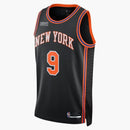 Nike Nba New York Kincks Rj Barrett City Edition Swingman Jersey Black