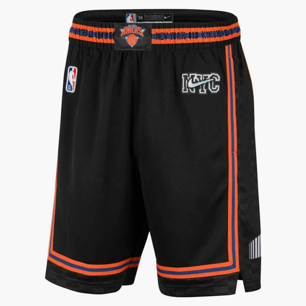 Nike Nba New York Knicks City Edition 2021-2022 Dri-fit Swingman Shorts Black