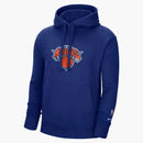 Nike Nba New York Knicks Essential Fleece Pullover Hoodie Blue