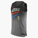 Nike Nba Oklahoma City Russell Westbrook Authentic Jersey Grey