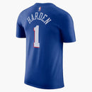 Nike Nba Philadelphia 76ers James Harden T-shirt Blue