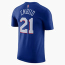 Nike Nba Philadelphia 76ers Joel Embiid T-shirt Blue/white