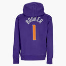 Nike Nba Phoenix Suns Devin Booker Essential Fleece Pullover Loose Fit Hoodie Purple