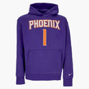 Nike Nba Phoenix Suns Devin Booker Essential Fleece Pullover Loose Fit Hoodie Purple