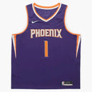Nike NBA Phoenix Sun Devin Booker Icon Edition 2023 Swingman Jersey Purple/Orange/White