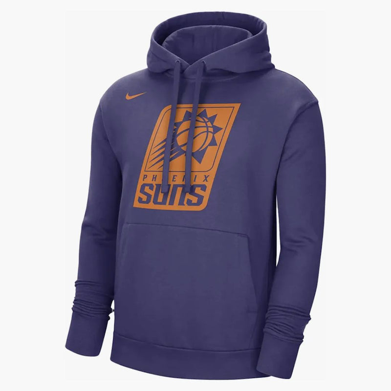 Nike Nba Phoenix Suns Essential Fleece Pullover Loose Fit Hoodie Purple