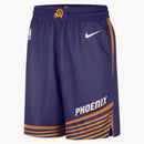 Nike Nba Phoenix Suns Icon Edition Swingman Dri-fit Shorts Purple/white