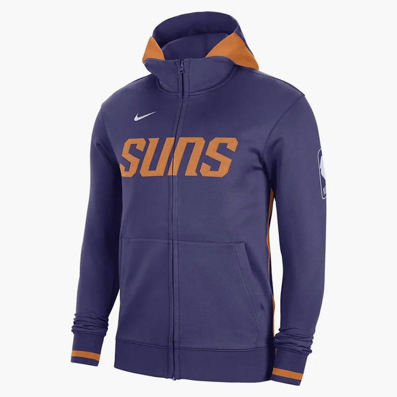 Nike Nba Phoenix Suns Showtime Dri-fit Full-zip Hoodie Purple