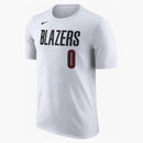 Nike Nba Portland Trail Blazers Damian Lillard T-shirt White