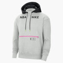 Nike Nba Team 31 Courtside Fleece Pullover Hoodie Heather Grey