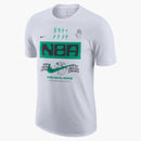 Nike Nba Team 31 Courtside Max 90 Loose Fit Short Sleeve T-shirt White/black/green