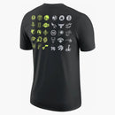 Nike Nba Team 31 Essential T-shirt Black/white/lime