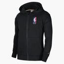 Nike Nba Toronto Raptors Courtside Full-zip Fleece Hoodie Black
