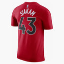 Nike Nba Toronto Raptors Pascal Siakam Logo T-shirt Red/black