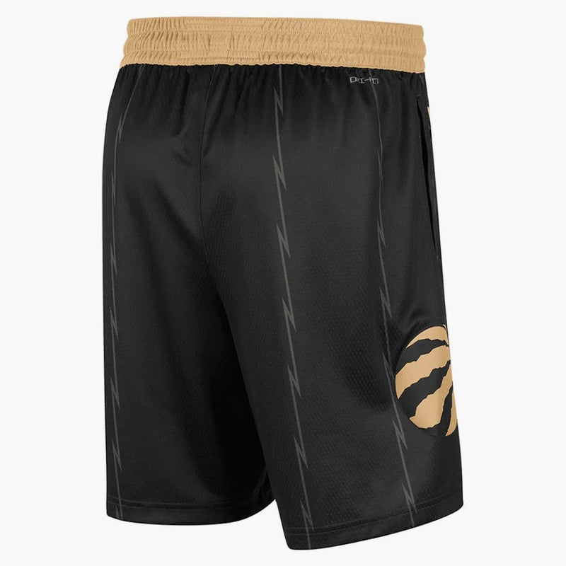 Nike Nba Toronto Raptors Swingman City Edition Dri-fit Shorts Black