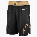 Nike Nba Toronto Raptors Swingman City Edition Dri-fit Shorts Black