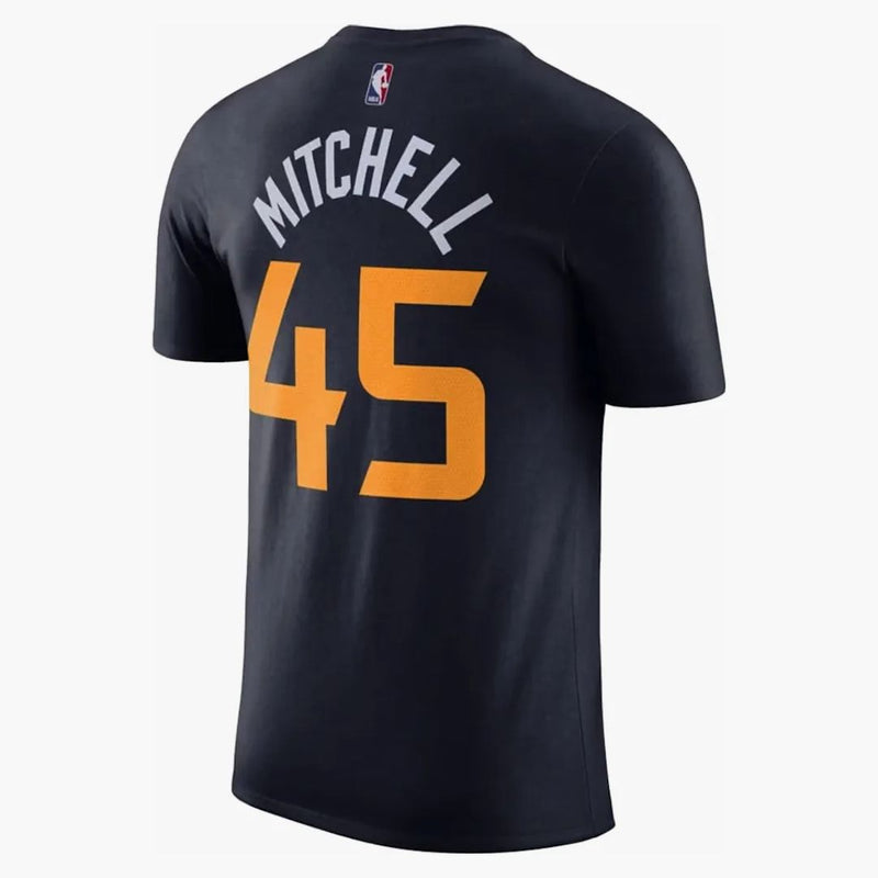Nike Nba Utah Jazz Donovan Mitchell T-shirt Dark Blue