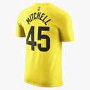 Nike Nba Utah Jazz Donovan Mitchell T-shirt Yellow/black