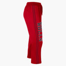Nike Nba Women's Chicago Bulls Courtside Fleece Mid Calf Length Pants Red