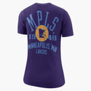Nike Nba Women's Los Angeles Lakers Courtside City Edition T-shirt Purple