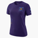 Nike Nba Women's Los Angeles Lakers Courtside City Edition T-shirt Purple