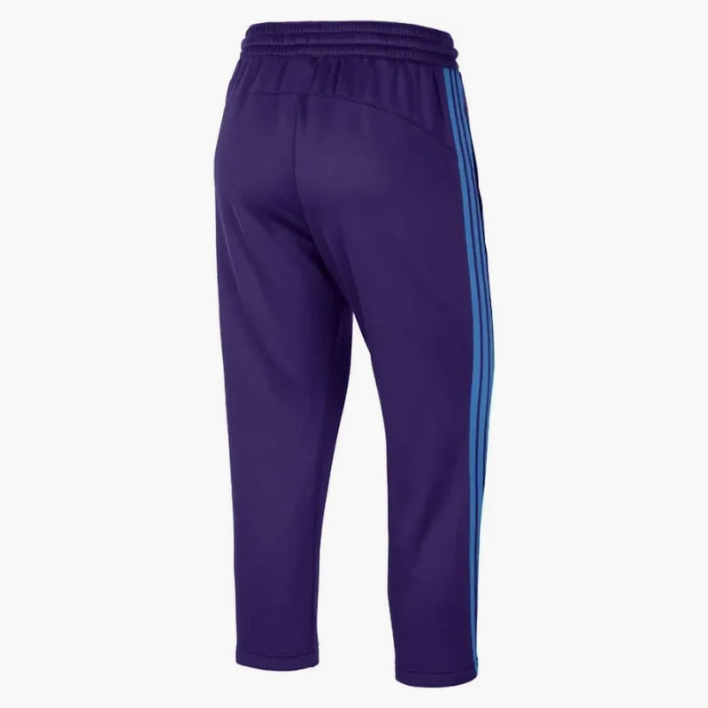 Nike Nba Women's Los Angeles Lakers Fleece Mid Calf Length Pants Purple
