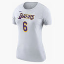 Nike Nba Women's Los Angeles Lakers Lebron James T-shirt White