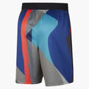 Nike NBA X Kaws Brooklyn Nets City Edition Swingman Shorts Gray/Blue/Black