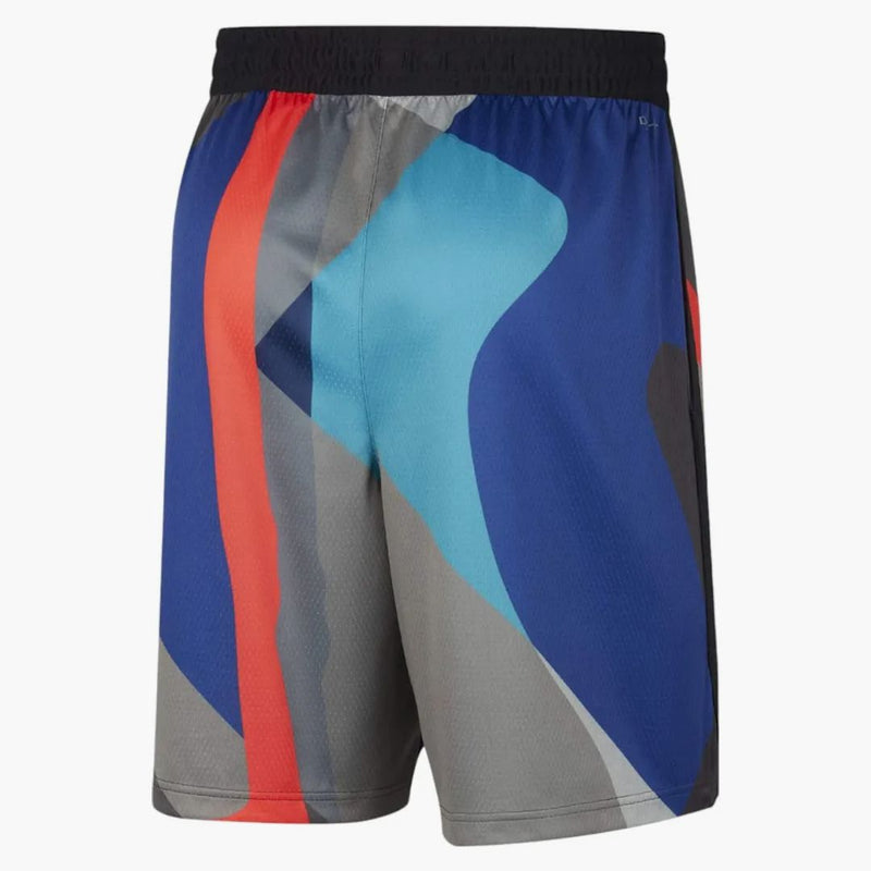 Nike Nba X Kaws Brooklyn Nets City Edition Swingman Shorts Grey/blue/black