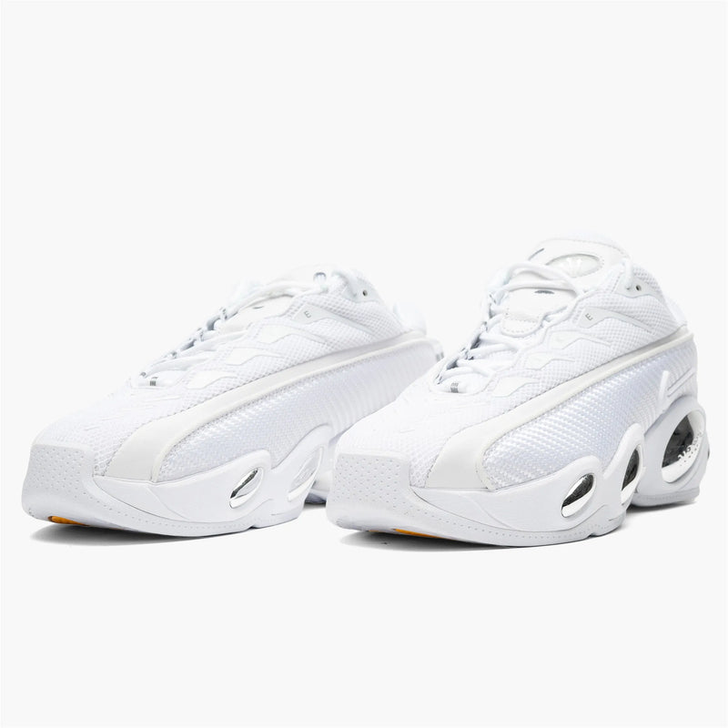 Nike NOCTA Glide Drake White Chrome Seitenansicht