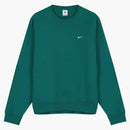 Nike Nrg Solo Swoosh Fleece Crew Mystic Green/white