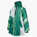 Nike Nigeria Half Zipped Woven Poncho Pine Green/sub Lime/pure Platinum/black