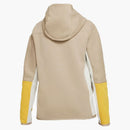Nike Kids Sportswear Tech Fleece Hoodie Khaki/light Bone/yellow