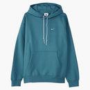 Nike Nikelab Solo Swoosh Fleece Hoodie Pullover Noise Aqua/white