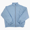 Nike Nikelab Solo Swoosh Satin Bomber Jacket Sky Blue/white