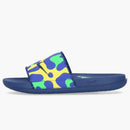 Nike Offcourt Slide Dynamic Yellow Paramount Blue Green