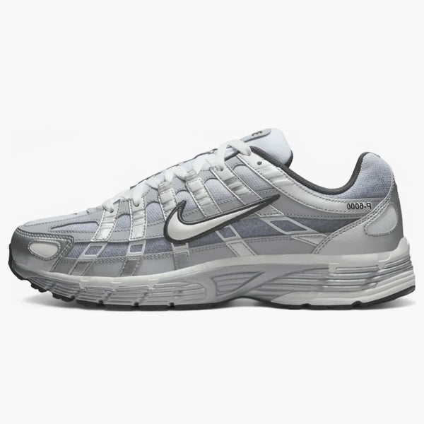 Nike P-6000 Metallic Silver Summit White-Wolf Gray